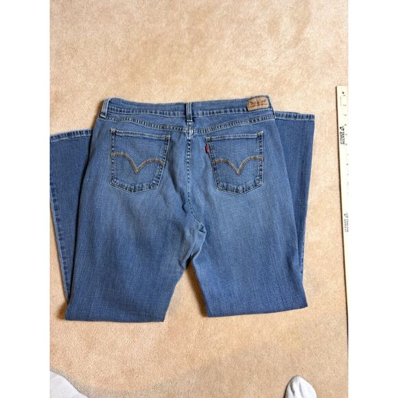 Levi's 515 Boot Cut Mid-Rise Jeans Womens Size 14 M Medium Wash Denim - Picture 6 of 6